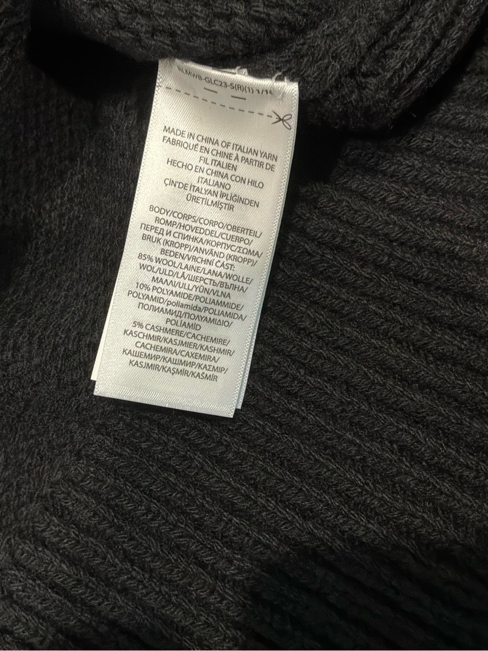 New Polo Ralph Lauren TIGER HEAD Wool-Blend Black Sweater Pullover Men's Sz M - Picture 5 of 13